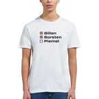 Billen, Borsten maar geen piemel.
