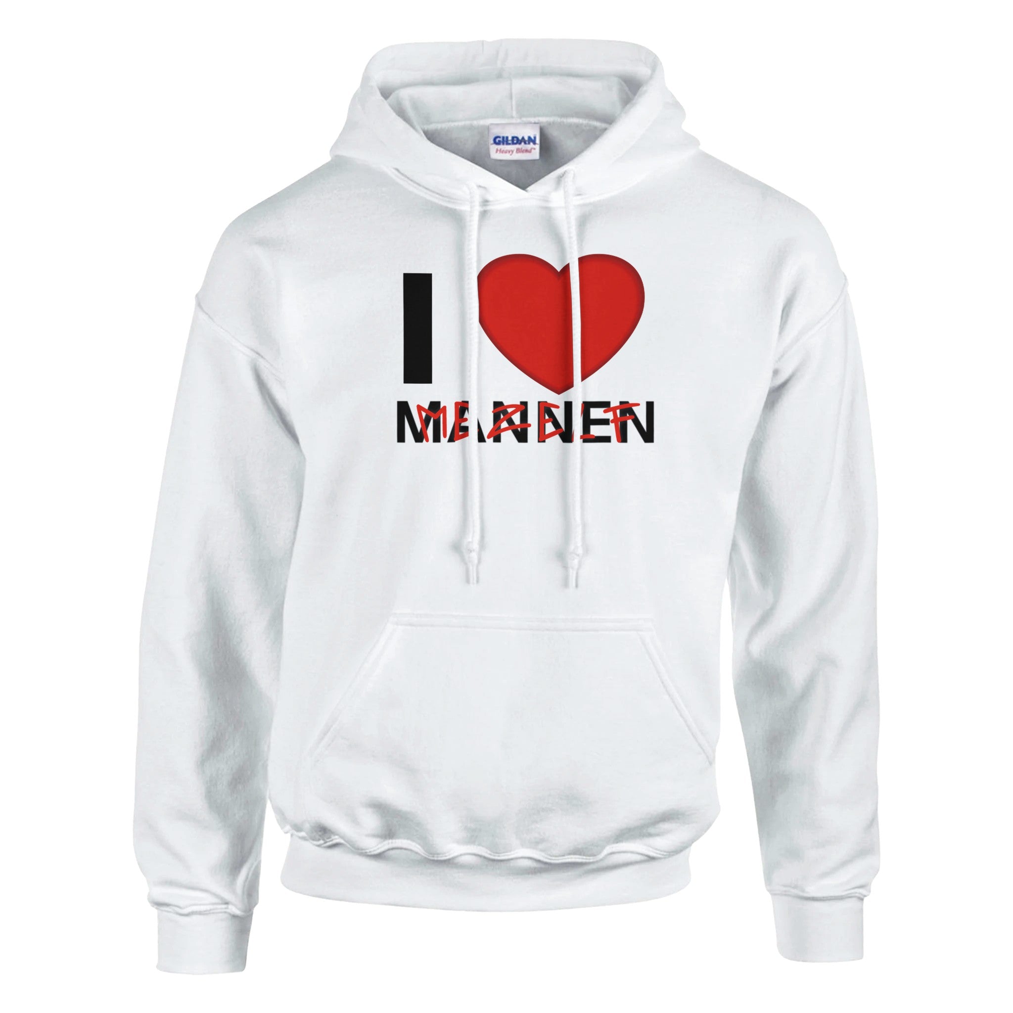 I Love Mannen Hoodie