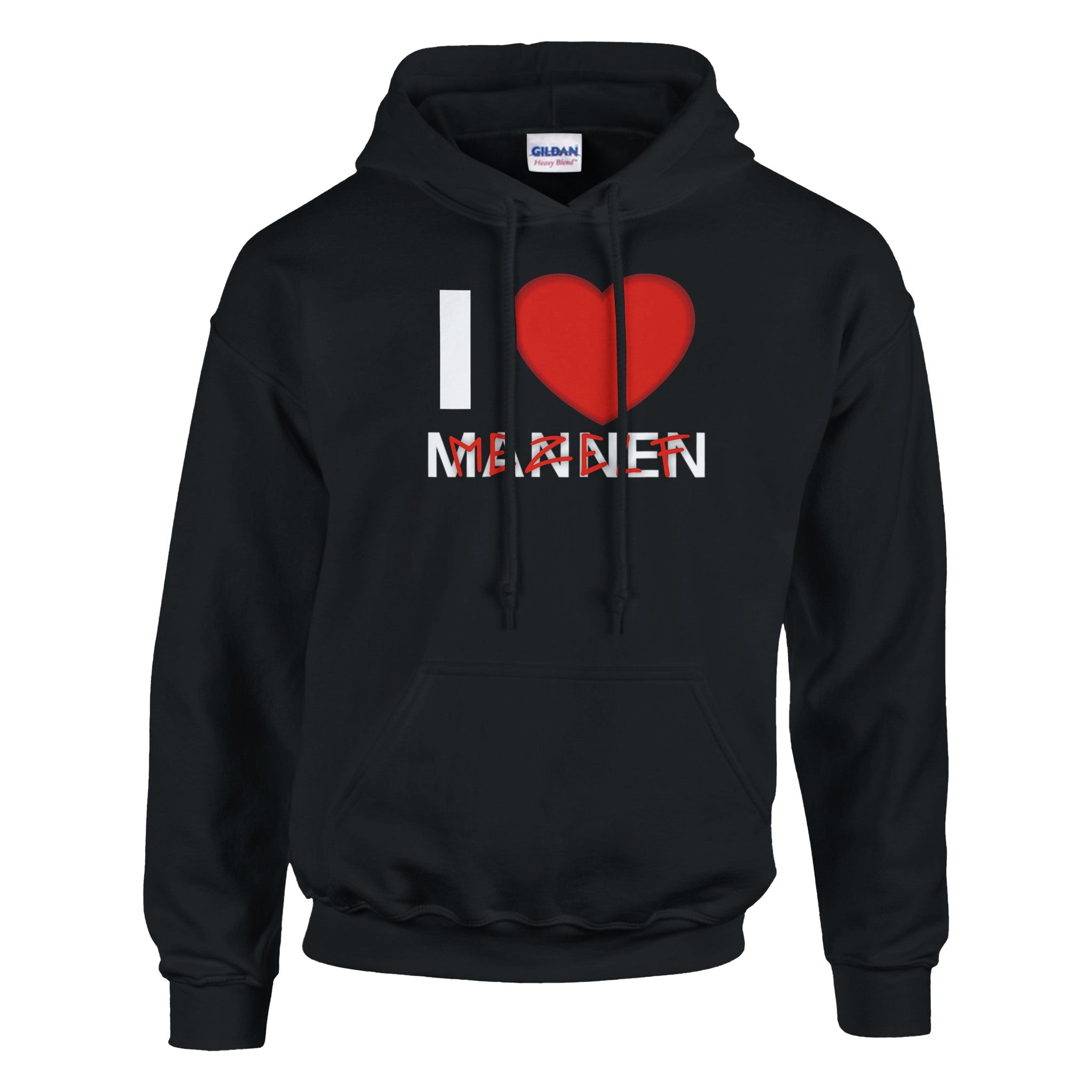 I Love Mannen Hoodie