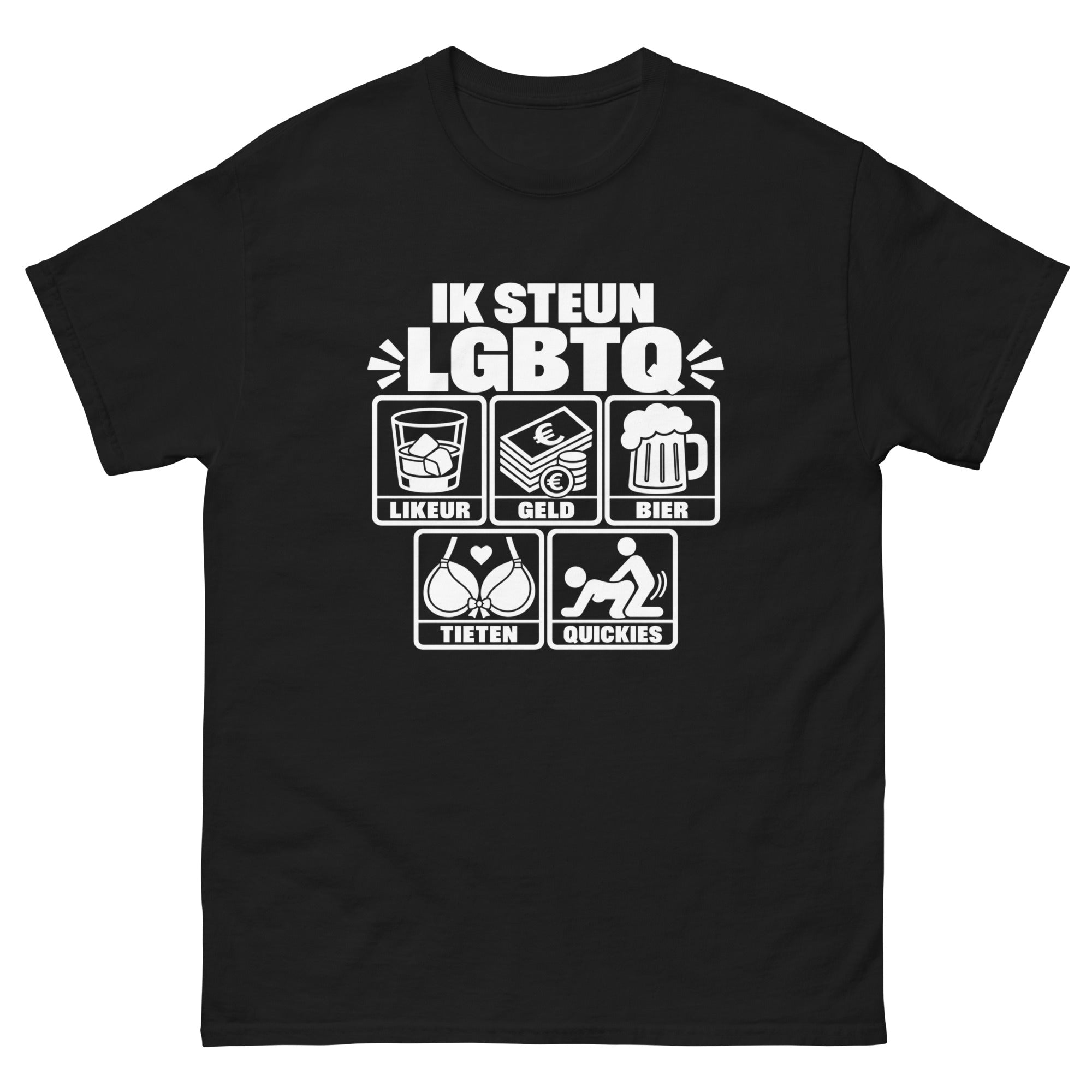 ik steun LGBTQ t-shirt