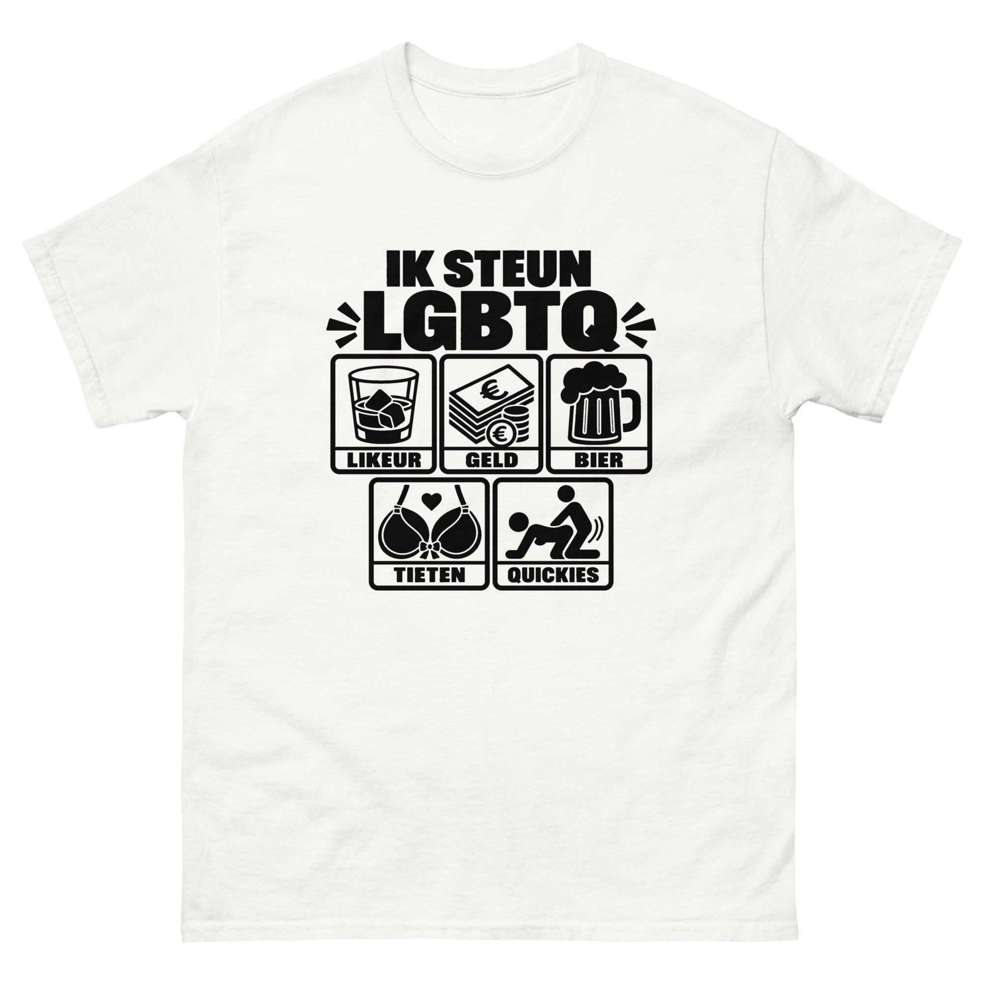 ik steun LGBTQ t-shirt